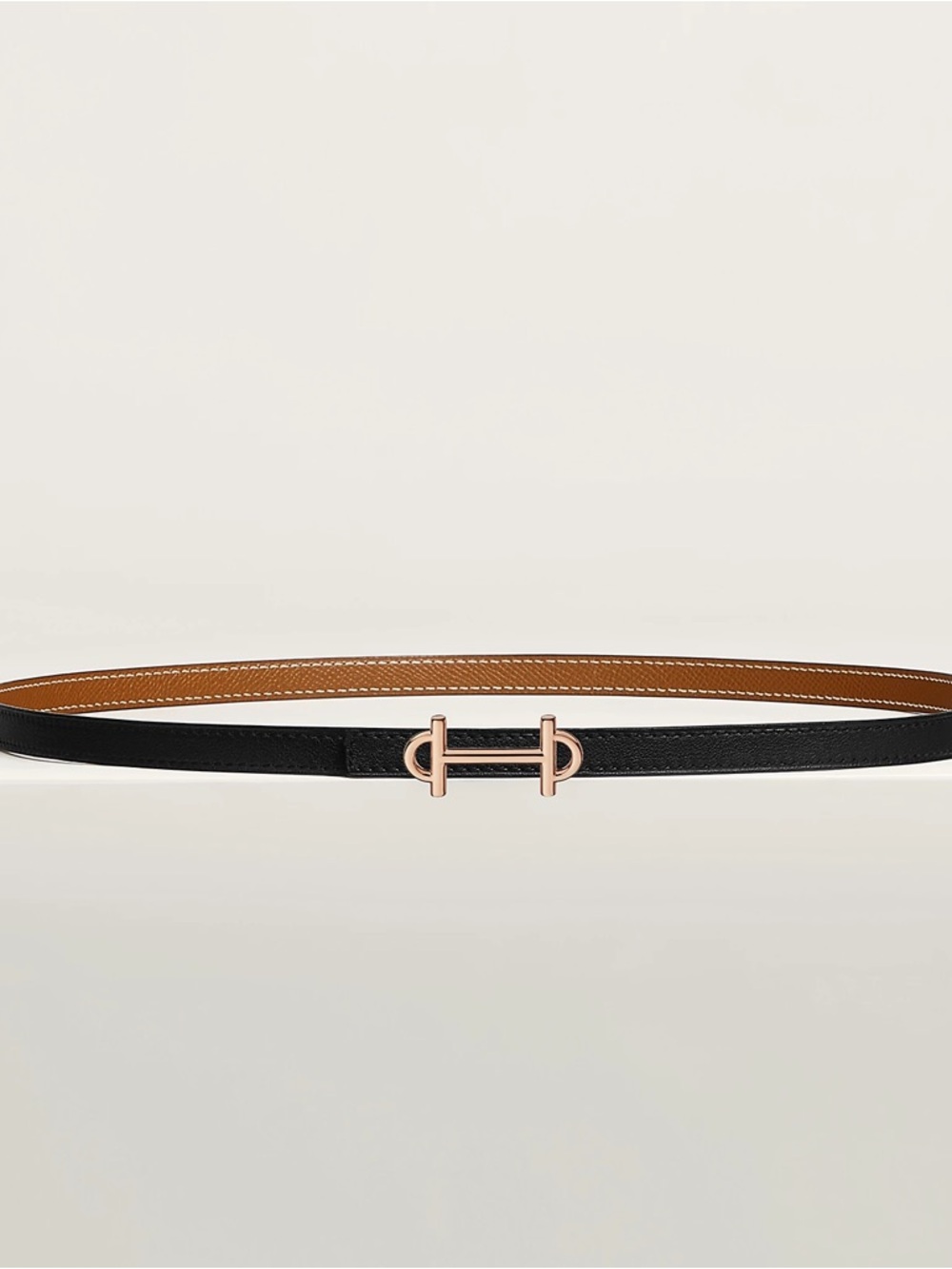 Hermes BNIB Gamma belt buckle & Reversible leather strap 13 mm - Picture 10 of 10